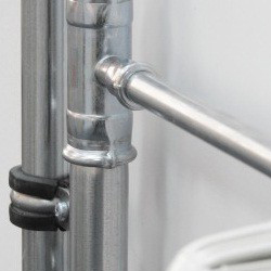 Монтаж оцинкованных труб