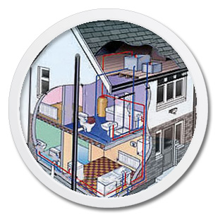 Монтаж труб отопления