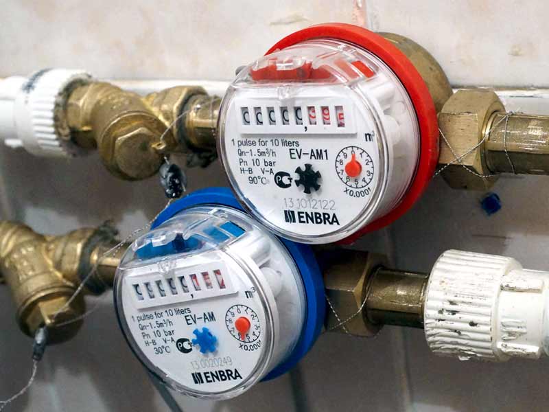 Опломбирование счетчиков воды